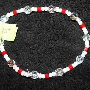 handmade Swarovski anklet